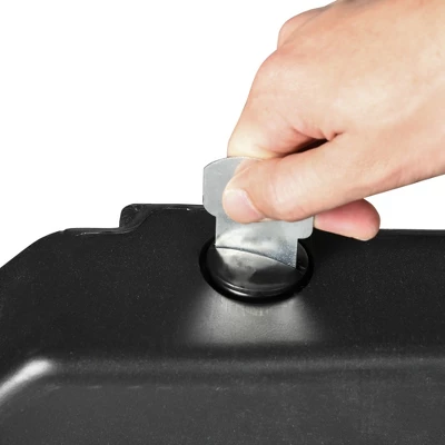 Outsunny 4-Piece 175lb Cantilever Patio Umbrella Base Weights For Offset Hanging Umbrella, HDPE Umbrella Weights For Cross Base Stand, Black - Image 5