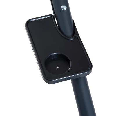 Outsunny Modern 2-Seater Outdoor Patio Swing Chair, Porch Seats With Cup Holder And Removeable Canopy - Image 4