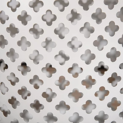 Outsunny Steel Patio End Table, Round Side Table With Hollow Drum Design, Accent Table For Outdoor And Indoor Use - Image 5