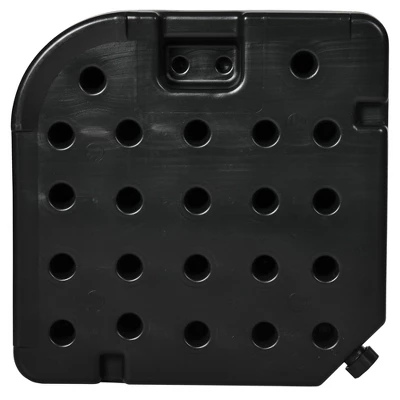 Outsunny 4-Piece 175lb Cantilever Patio Umbrella Base Weights For Offset Hanging Umbrella, Fasteners, HDPE Water Or Sand Filled Weights, Black - Image 4