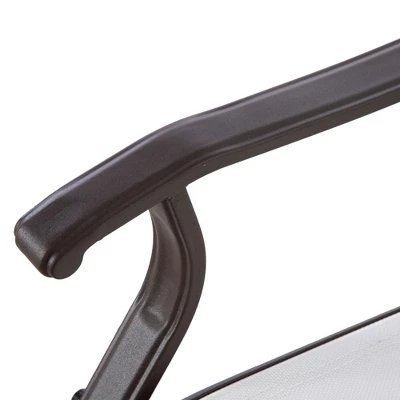 Outsunny Outdoor Swing Glider Chair, Patio Mesh Rocking Chair With Steel Frame For Backyard, Garden And Porch - Image 4