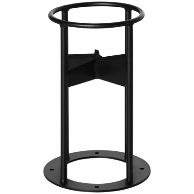 Outsunny Wood Splitter, Steel Manual Firewood Kindling Splitter, Log Splitter Wedge Cutter For Home, Camp, Outdoors, Black - Image 3