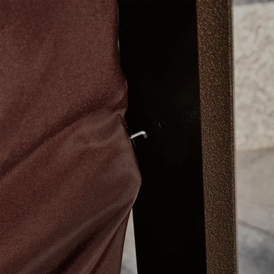 Outsunny 10' X12' Hardtop Gazebo With Aluminum Frame, Permanent Metal Roof Gazebo Canopy With 2 Hooks, Curtains And Netting For Garden - Image 4