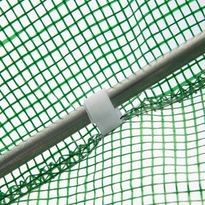 Outsunny Greenhouse Replacement Cover For 11.5' X 10' X 6.5' Walk-in Tunnel PE Hot House Plastic Cover With Zipper Door And 6 Roll Up Windows (Frame Not Included) - Image 5