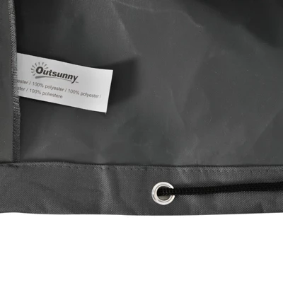 Outsunny Patio Sectional Furniture Sofa Cover, Waterproof Lightweight Polyster, 97"L X 65"W X 26"H - Image 7