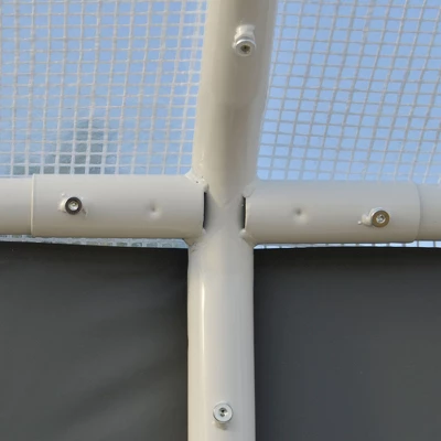 Outsunny 20' X 10' X 9' Walk-In Greenhouse, Outdoor Gardening Canopy With 6 Roll-up Windows, 2 Zippered Doors & Weather Cover, White - Image 5