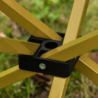 Outsunny Aluminum Frame Camping Padded Chairs Set With Lightweight Folding Table, 2 Cup Holders, Portable Carry Bag For Travel, Camping, Fishing - Image 5