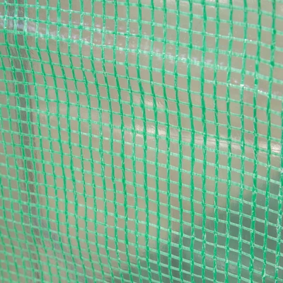 Outsunny 10' X 3' X 7' Tunnel Greenhouse Outdoor Walk-In Hot House With Roll-up Windows And Zippered Door, Steel Frame, PE Cover, Green - Image 5